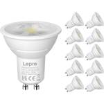 Lepro 200084-DW-EU-10 GU10 Димираща се LED крушка, 4.5W, 345 lm, 6500K, 10 броя (200084-DW-EU-10)
