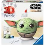 Ravensburger Puzzle-Ball Star Wars: Baby Yoda с уши 72 части (11556)