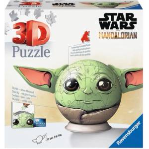 Ravensburger Puzzle-Ball Star Wars: Baby Yoda с уши 72 части (11556)