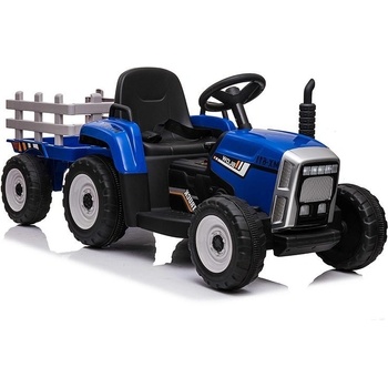 Lean Cars elektrický traktor s vlečkou XMX611 na diaľkové ovládanie 24G 12V4.5AH 2x45W modrá