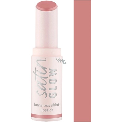 essence Lesklý rúž Satin Glow 02 Blushin It 3,5 g