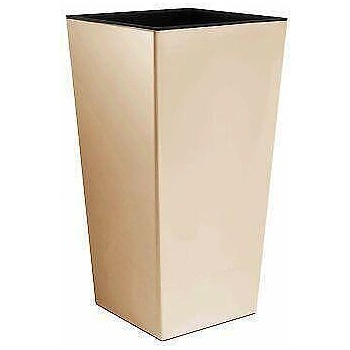 Image 1 of Prosperplast Кашпа square квадрат мока 14 х 14 см. висока 27 см durs 140, преоценка