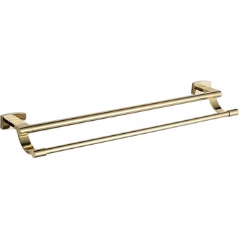 Mexen Zoja двойна закачалка за кърпи, златна - 7019125-50 (7019125-50)