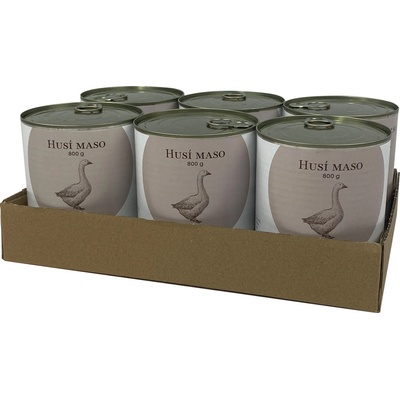 Bohemia Pet Food Husacie mäso vo vlastnej šťave 6 x 800 g