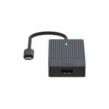 Rapoo Хъб Rapoo UCM-2001, 4 в 1, 2 x USB-A, 1 x USB-C, 1 x HDMI, Черен, RAPOO-11409