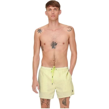 ONLY & SONS Бански гащета Only & sons Ted swimming shorts - Green (Sunny Lime)