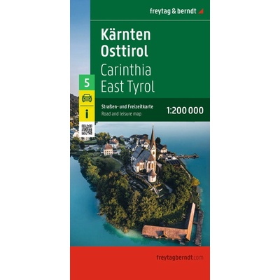 Korutany - Východní Tyrolsko 1:200 000 / automapa