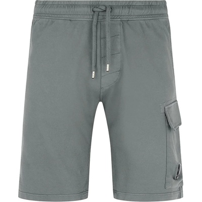 CP COMPANY Поларени къси панталони CP COMPANY Micro Lens Fleece Shorts - Griff Grey 937