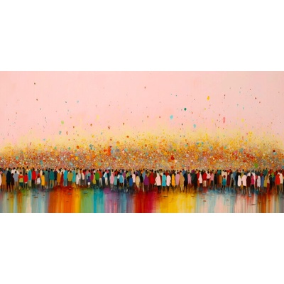 Plakát, Obraz - Vibrant Gathering, Treechild, 40 × 20 cm
