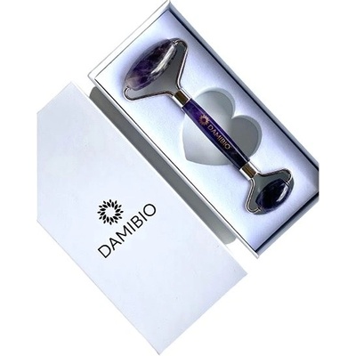 DAMIBIO Face Roller Ametyst v dárkové krabičce