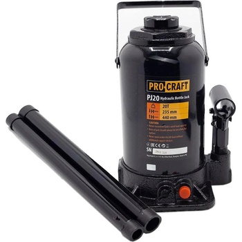 PROCRAFT Крик хидравличен бутилка 20 т, 235-440 мм, procraft pj20 (uni-01012655)