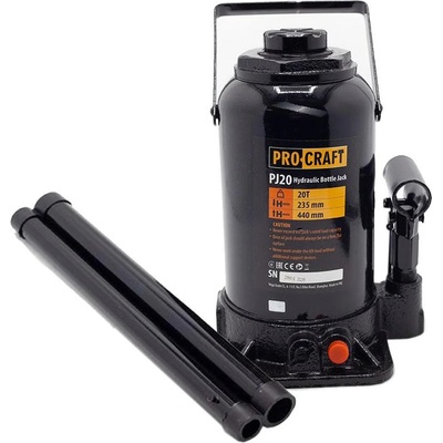 PROCRAFT Крик хидравличен бутилка 20 т, 235-440 мм, procraft pj20 (uni-01012655)