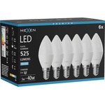 Mexen Nova 6x LED крушка E14, C37, 5W, Студена - 6500K, 525 lm - L102-E14-0565-01x06 (L102-E14-0565-01x06)