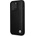 BMW Signature Leather Big Logo Hard Case - кожен кейс (естествена кожа) за iPhone 14 Pro (черен)