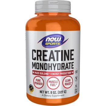 NOW NOW Creatine Monohydrate Powder, 227 Grams