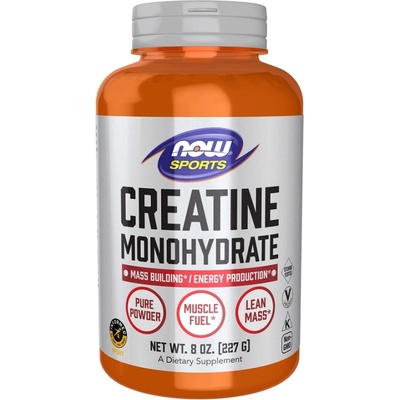 NOW NOW Creatine Monohydrate Powder, 227 Grams