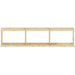 Karup Стенна библиотека от масивен бор в естествен цвят 192x47, 5 cm Groove - Karup Design (144310019204800)