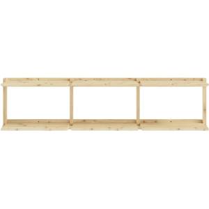 Karup Стенна библиотека от масивен бор в естествен цвят 192x47, 5 cm Groove - Karup Design (144310019204800)