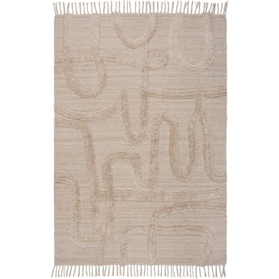 Flair Rugs Бежов ръчно изработен вълнен килим 240x340 cm Loma - Flair Rugs (503119380306)