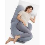 Momcozy Възглавница за бременни Momcozy - F-образна, светлосива (PP007-GR00NB-A) - ozone