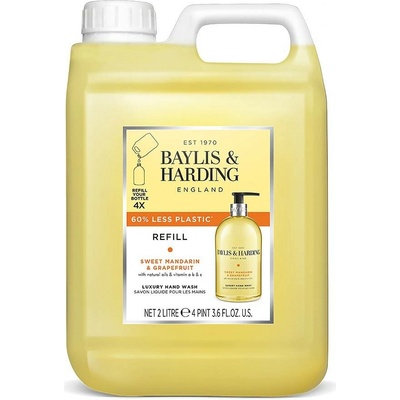 Baylis & Harding náhradní náplň do tekutého mýdla Mandarinka & Grepfruit 2 l