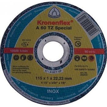 Klingspor KronenFlex Řezný kotouč 125 x 1,0 x 22 mm 202401