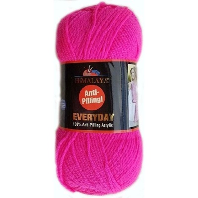 Himalaya Příze Everyday 70052 neonová růžová