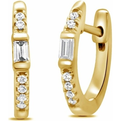 Eppi Kruhové náušnice s diamantmi Iker E40877