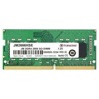 Transcend JetRam DDR4 32GB 2666MHz CL19 (1x32GB) JM2666HSE-32G