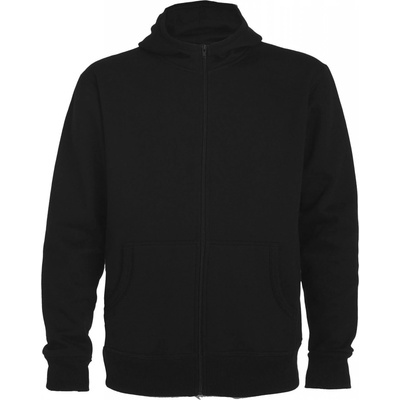 Montblanc unisex celorozopínacia mikina s kapucňou čierna