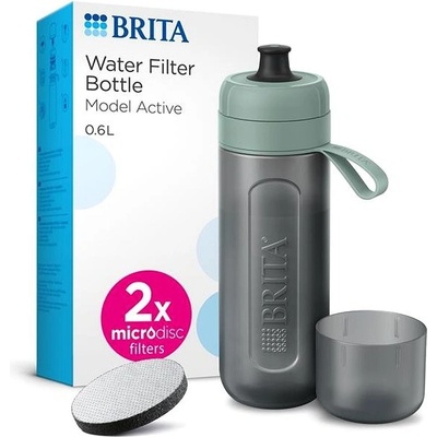 Brita Fill & Go Active 0,6 l zelená + microdisc 2 ks 2024