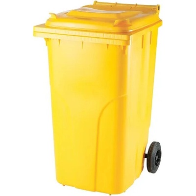 PK Group Plastová popelnice 240 l žlutá