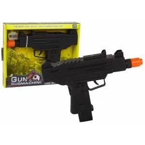LEAN Toys Gun Black For Kids Vibrations Sound