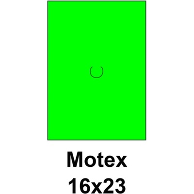 Cenovkové etikety Motex 16x23 zelené