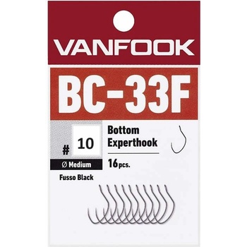 Vanfook Bottom Experthook BC-33F vel.10 16 ks