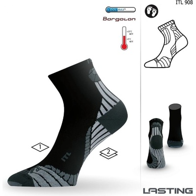 Lasting ponožky ITL 905 ČernáModrá