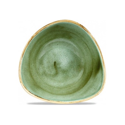 Churchill 1795 Stonecast Samphire Green 18,5 cm miska ve tvaru trojúhelníku