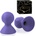 Вакуумни вендузи за зърна, 2 броя - Nipple Suckers Purple (LIEBESE064)