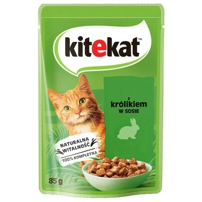 Kitekat králik v omáčke 85 g