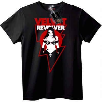 NOONEBRAND Тениска Velvet Revolver Рок Група - S, Black