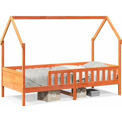 vidaXL 850703 Dětská domečková postel Hnědá