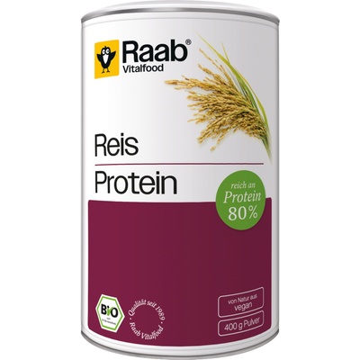 Raab Vitalfood Био оризов протеин на прах - 400 г