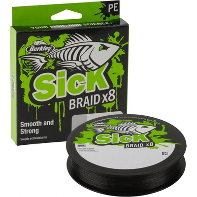 Berkley Šňůra Sick Braid Moss Green 0 – Zboží Mobilmania