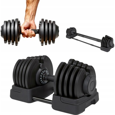 Xtrexo Litinové nastavitelné jednoručky 1 x 40 kg