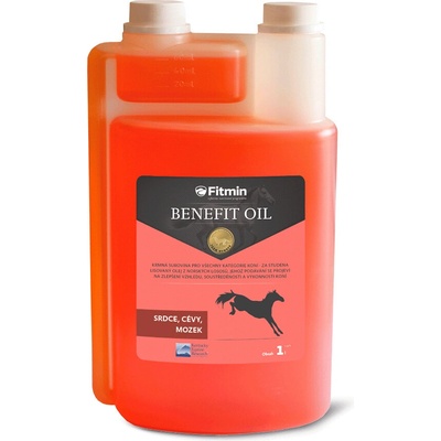 Fitmin Benefit oil lososový olej pre kone 1 L