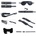 Alive Secret Desires BDSM Kit Black 8pcs