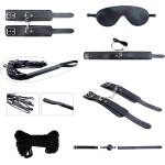Alive Secret Desires BDSM Kit Black 8pcs