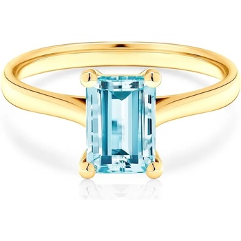 Image 1 of SAVICKI Годежен пръстен Savicki: злато, аквамарин