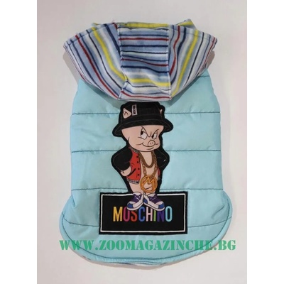 Елек с качулка за кученца moscnino (10906)