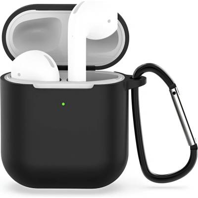 Techsuit Калъф за Apple AirPods 1 / AirPods 2 - Techsuit Silicone Case - Черен